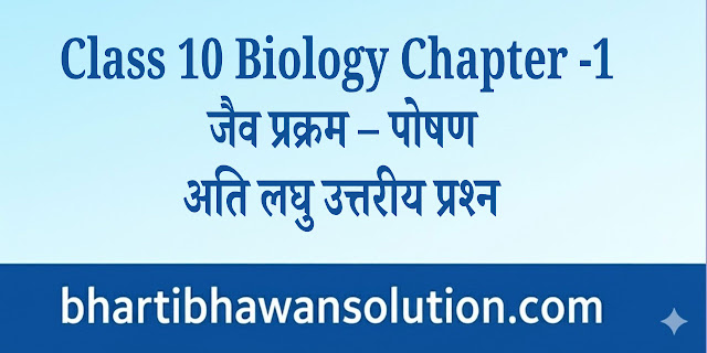 




Bharti Bhawan Class  10 Biology Chapter 1  