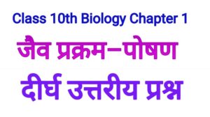 Bharati Bhawan Class 10 Biology Chapter -1 | Long Type Questions