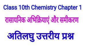 Bharti Bhawan Class 10 Chemistry Chapter 1 Very Short Type Q&A