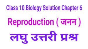 Bharati Bhawan Class 10 Biology Chapter 6 Short Type Q&A